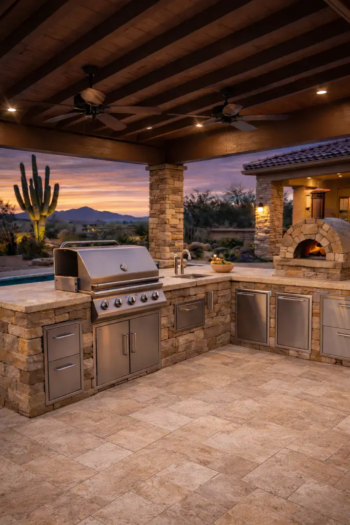 Outdoor Kitchens & BBQ Areas by Bless Tierra Hardscaping